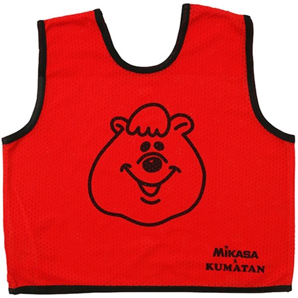 ミカサ 【クマタンコラボ】キッズゲームジャケット レッドGJK-WJKT-R　5枚（直送品）