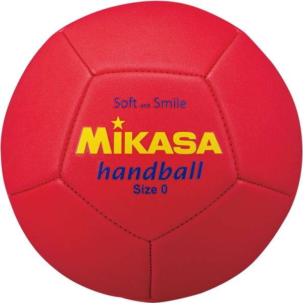 ミカサ スマイルハンドボール(直径15cm)レッド STPEH0-R　3個（直送品）