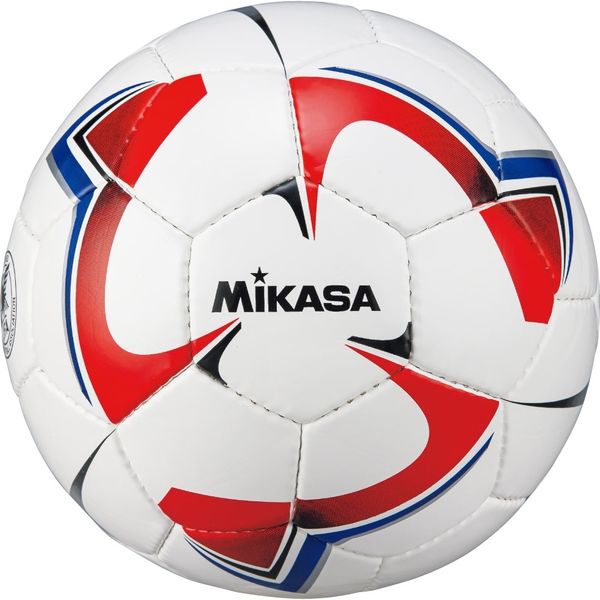 ミカサ サッカー4号（小学生向け）検定球 白/赤/青SVC40V-W-RBL　2個（直送品）