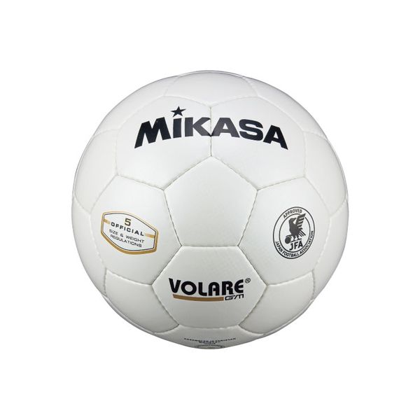 ミカサ サッカー検定球5号(一般・大学・高生・中学生用) ホワイト SVC5011-W　2個（直送品）