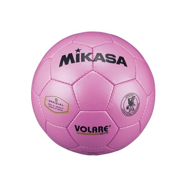 ミカサ サッカー検定球5号(一般・大学・高生・中学生用) ピンクSVC5011-P　2個（直送品）