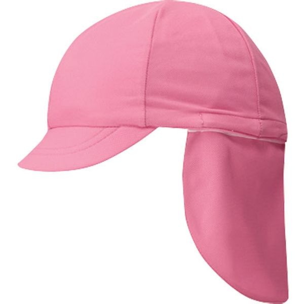 フットマーク フラップ付き体操帽子(取り外しタイプ) F ピンク 101215 1セット(1枚×2)