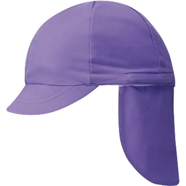 フラップ付き体操帽子（取り外しタイプ） S ムラサキ 101215 1セット(2入) フットマーク（直送品）