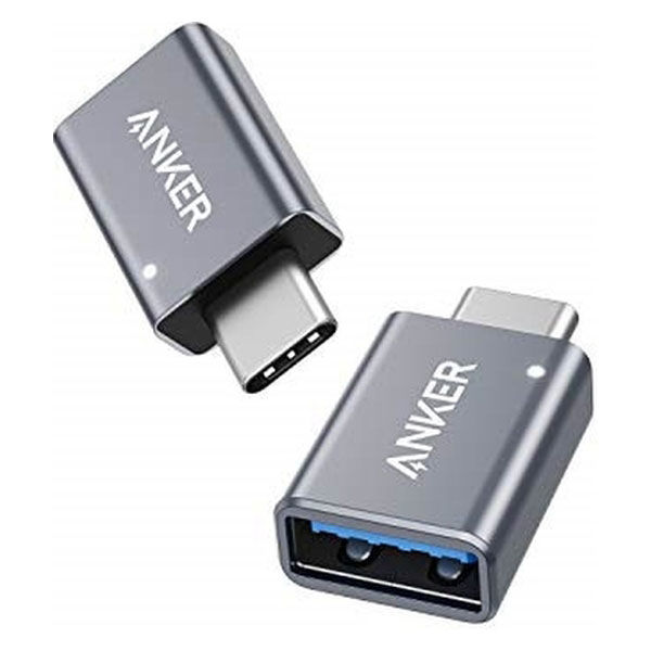 アンカー Anker USB-C & USB 3.0 変換アダプタ 2個セット(グレー) B87310A1 1個（直送品）
