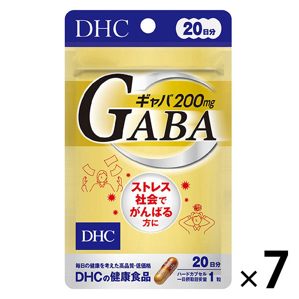 DHC ギャバ GABA 200mg 20日分/20粒×7袋 ストレス対策