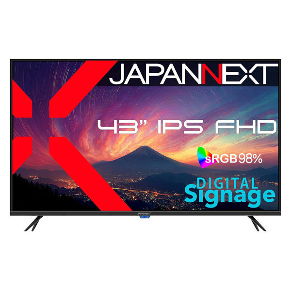 JAPANNEXT 43インチ ワイド液晶ディスプレイ(2年保証) JN