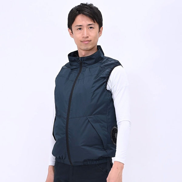 2個セット 山善 YAMAZEN 空調服 KAZEフィット AWS2 LL ファン付き作業着 ペルチェ搭載 フルセット KAZEfit カゼ