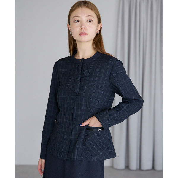 ボンマックス ソフトジャケット ネイビー×ライム 9号 AJ0295