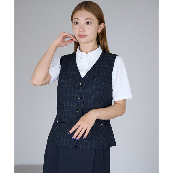 BRIEFING ネイビー ベスト ボンマックス ベスト ネイビー×ライム 7号 AV1297 AV1297-38-7G