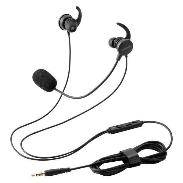 エレコム ヘッドセット 有線 4極 接続 カナル マイク付 高音質