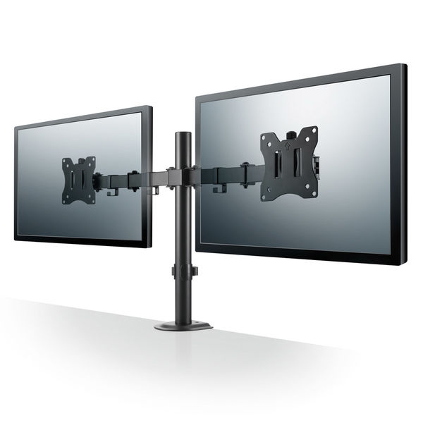 エレコム モニターアーム デュアル ロング 【17~32インチ 耐荷重9kg 対応】 DPAWDN01BK 1個（直送品）