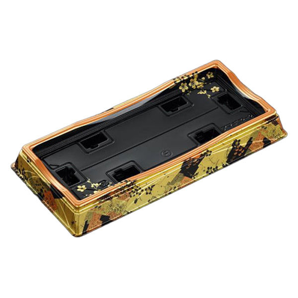 中央化学 寿司容器 HS 天城 12-2 かなえ金-BK 身 00606954 1ケース(300個(50個×6))（直送品）