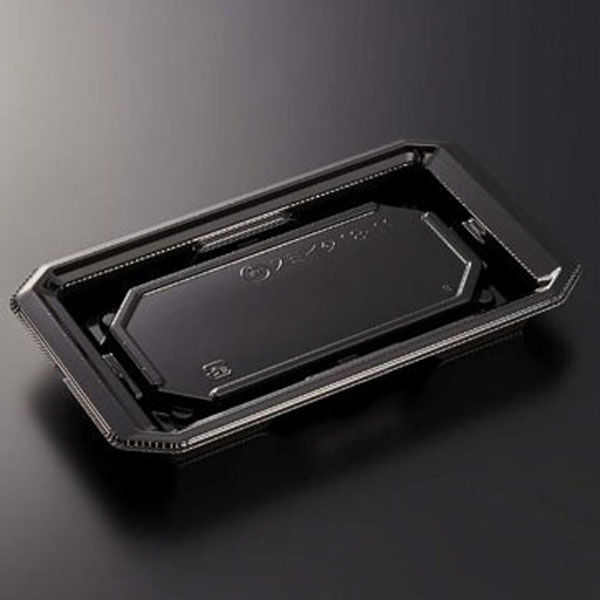 中央化学 寿司容器 HS澄板18-11 BK 身 00113949 1袋(50個)（直送品）