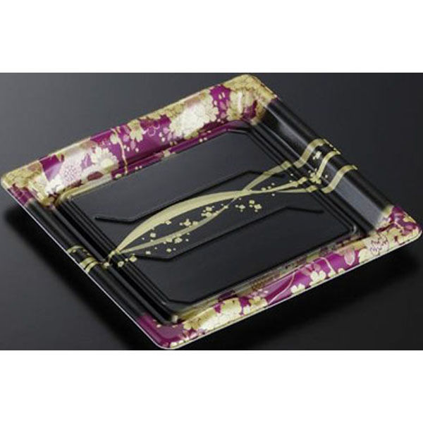 中央化学 寿司容器 豊味 9-3 羽織V 身 00680206 1ケース(1200個(50個×24))（直送品）