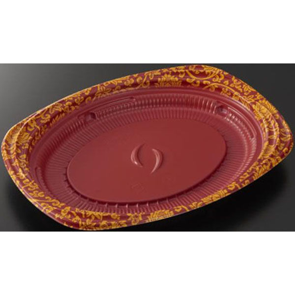 中央化学 軽食容器 CTグルメハウス D24 メイR-BK 00696919 1袋(50個)（直送品）