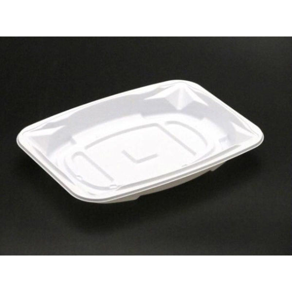 リスパック 弁当容器 バイオ 饗ロマン 10B 白 RHHR112 1ケース(600個(50個×12))（直送品）