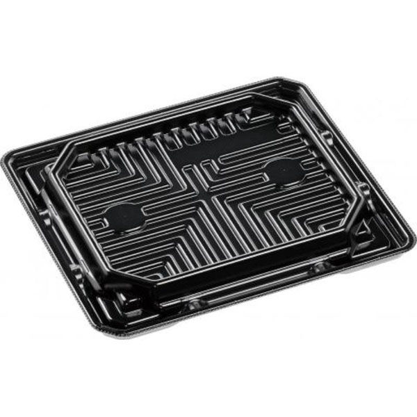 エフピコ 刺身容器 涼角 20-17 黒 55002017 1ケース(600個(50個×12))（直送品）