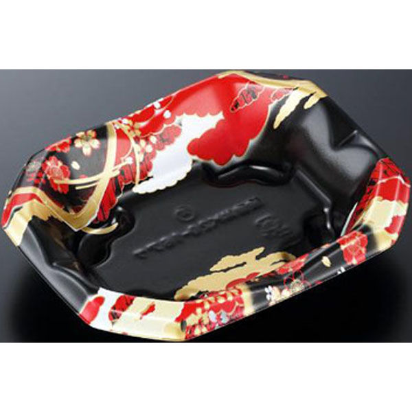 中央化学 どんぶり容器 SD 波音丼 K20-16浅 唄R-BK 身 00669646 1袋(50個)（直送品）