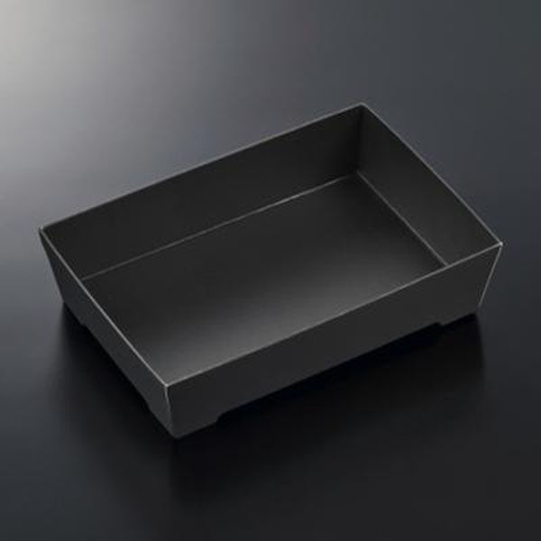 中央化学 寿司容器 SKS 17-12(43) 黒 身 00778733 1袋(25個)（直送品）