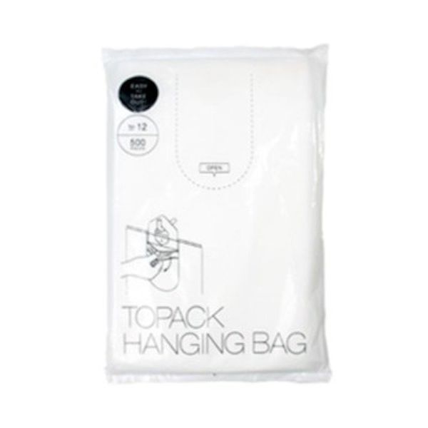オザックス トパックハンギングバッグ12号 00320544 1冊(500枚) 472-7965（直送品）