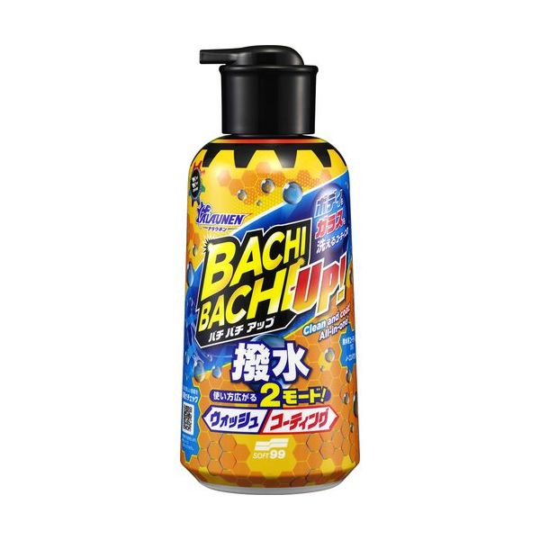 SOFT99 自動車用シャンプー&撥水コーティング剤 ALAUNEN バチバチアップ ウォッシュ&コート 02904 1本（直送品）