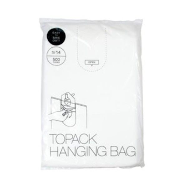 オザックス トパックハンギングバッグ14号 00310388 1冊(500枚) 472-7966（直送品）