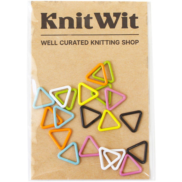 Knit Wit カラフル目数リング アソート20個入 三角形 KNW-SM4 1