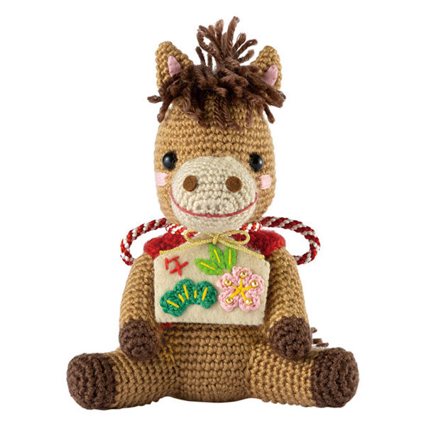 オリムパス製絲(Olympus Thread) 干支 編みぐるみキット 午