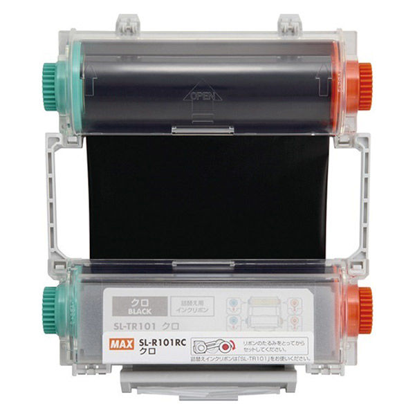 MAX LCシリーズ インクリボンカセット SL-R101 黒 MAX LCシリーズ インクリボンカセット SL-R101 黒