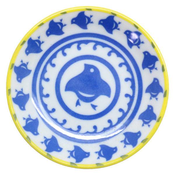 美濃陶苑 陶磁器 和文様千鳥玉渕33皿 19-14-1 1セット(5個入)（直送品