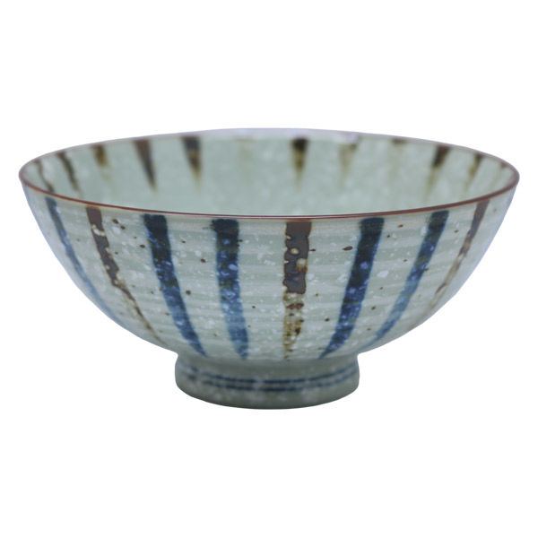 美濃陶苑 陶磁器 十草毛料ブルー 22-4-2 1セット(5個入)（直送品