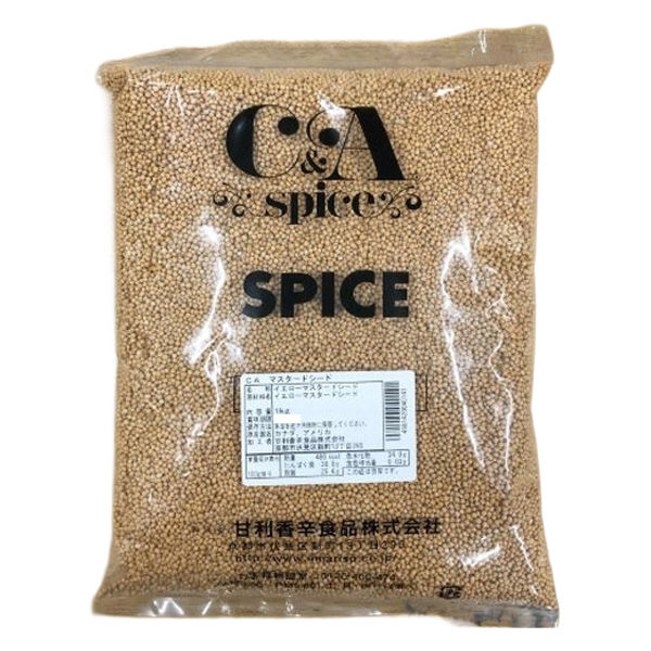 甘利香辛食品 CA マスタードシード 1kg 4014 1袋（直送品） - アスクル