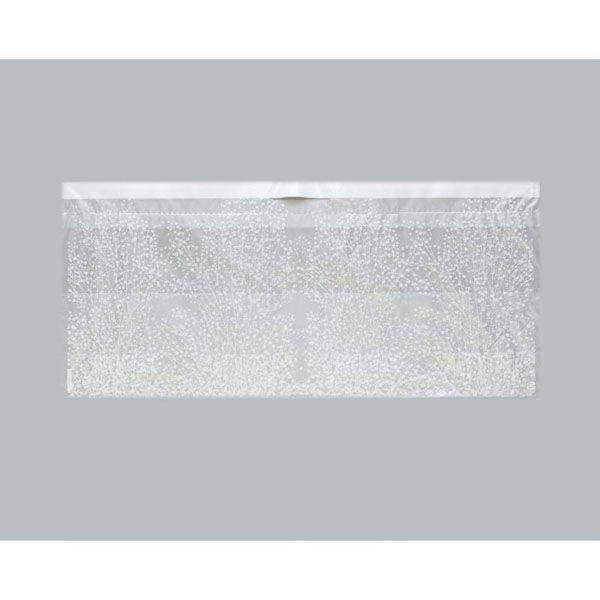 福助工業 ポリ手提げ リングバッグ かすみ草(大) 00051632 1ケース(500個(50個×10))（直送品）