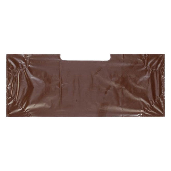 福助工業 弁当用レジ袋 キャリーバッグ ブラウン No.51 00364115 1ケース(1000個(100個×10))（直送品）