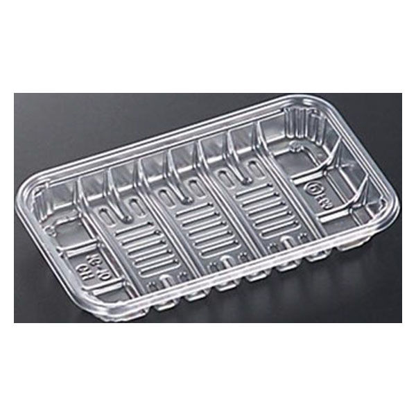 中央化学 透明トレー CH 16-10 O 00569670 1ケース(3000個(100個×30))（直送品）