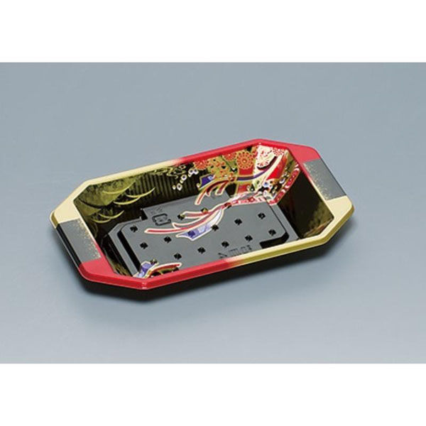 福助工業 寿司容器 和皿 4H 蒔絵 00581321 1ケース(1200個(50個×24))（直送品）