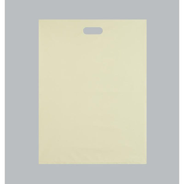 福助工業 ポリ手提袋 ニュー アームバッグ LDクリーム (M) 00588345 1ケース(400個(50個×8))（直送品）