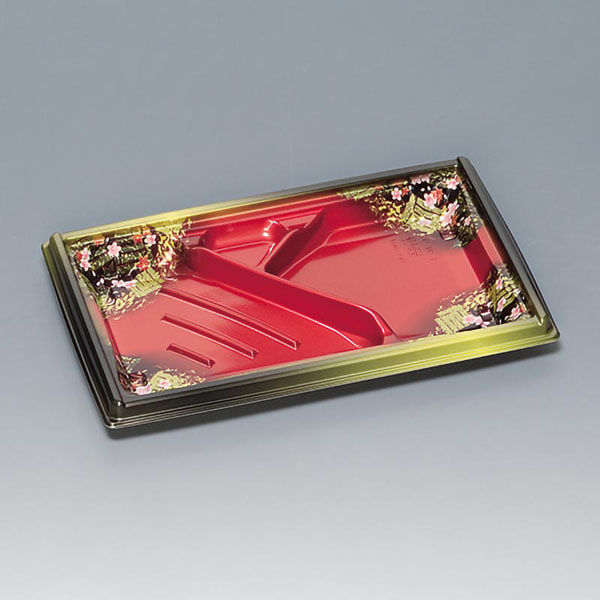 福助工業 弁当容器 箱膳26-16-1H 優美 00592378 1ケース(600個(50個×12))（直送品）