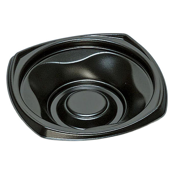 福助工業 どんぶり容器 味咲丼180H 黒 00599955 1ケース(600個(50個×12))（直送品）