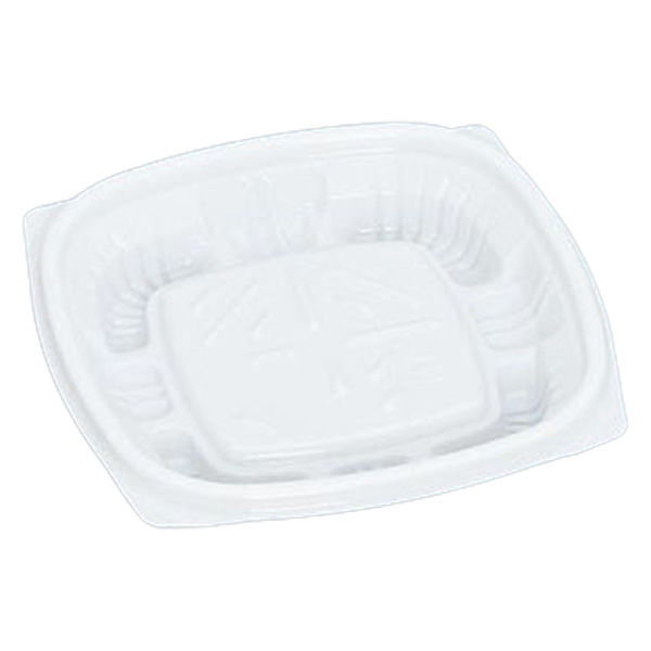 福助工業 惣菜容器 プリモ11-11DH 白 00640902 1ケース(1600個(50個×32))（直送品）