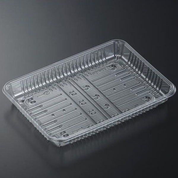 中央化学 透明トレー C-APG CSR25-18F 00659704 1ケース(600個(100個×6))（直送品）