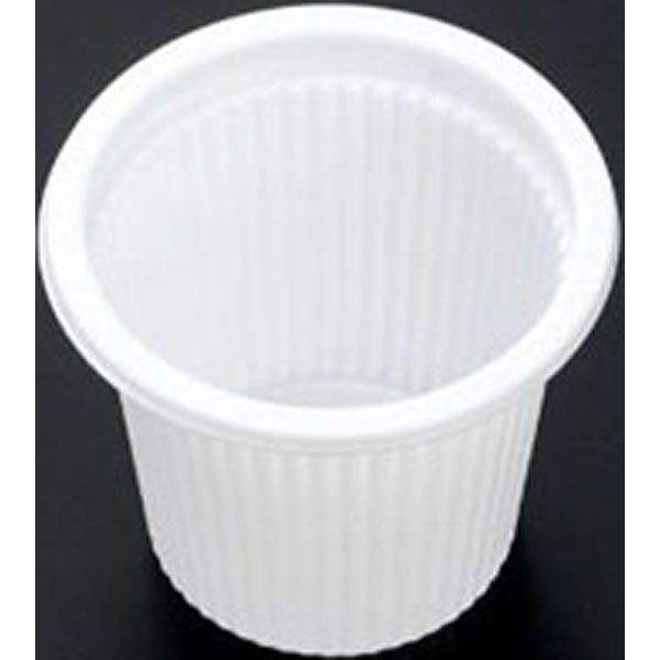 中央化学 タレ入 ミニカップ3/4 白 00665373 1ケース(5000個(50個×100))（直送品）