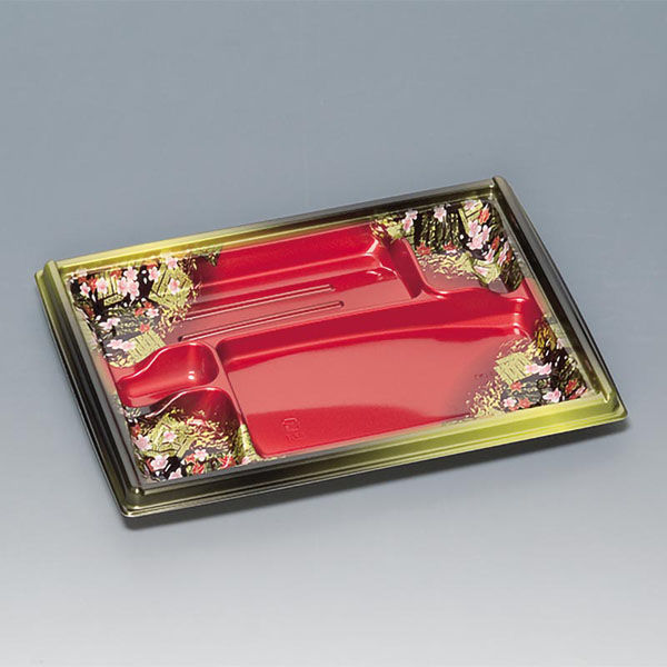 福助工業 弁当容器 箱膳27-20-1H 優美 00666456 1ケース(600個(50個×12))（直送品）