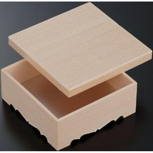 中央化学 折箱 赤飯折 5寸 かぶせ共蓋付 00671902 1ケース(100個(10個×10))（直送品）