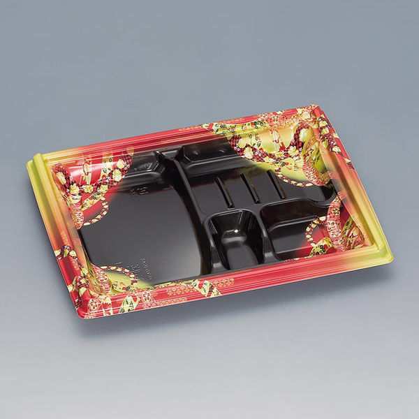 福助工業 弁当容器 箱膳23-18-1H 小町 00691665 1ケース(800個(50個×16))（直送品）