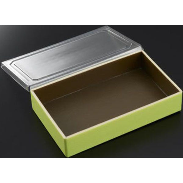 中央化学 折箱 WD-1.5 若草/濃茶F(ボ) 00704675 1ケース(240個(20個×12))（直送品）