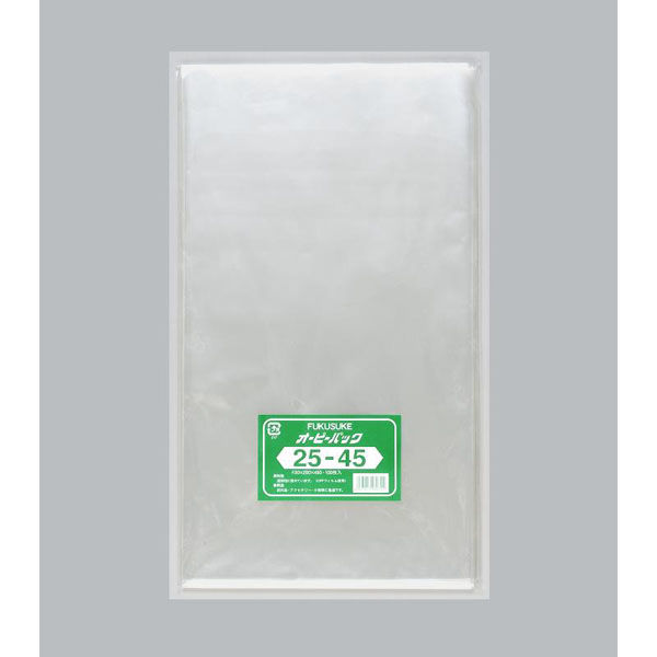 福助工業 テープ無 OPP袋 オーピーパックC No.25-45 100枚入 00756219 1ケース(20個(1個×20))（直送品）