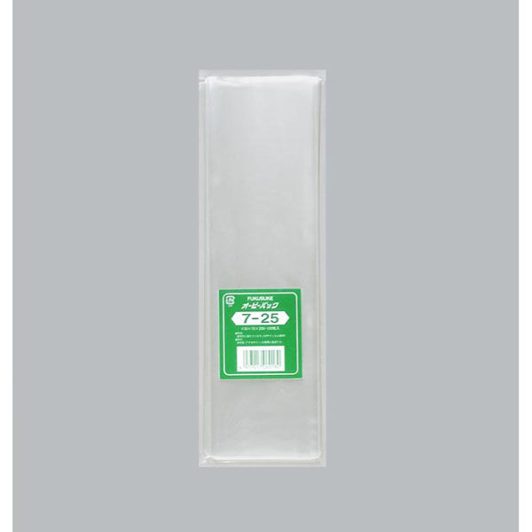 福助工業 テープ無 OPP袋 オーピーパックC No.7-25 100枚入 00756252 1ケース(120個(1個×120))（直送品）