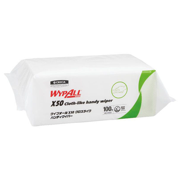 カウンタークロス ワイプオール X50 クロスライクハンディワイパー 100枚 00759682 1ケース(16個(1個×16))（直送品）