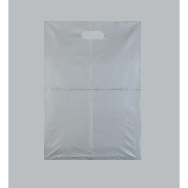 福助工業 ポリ手提袋 ニュー アームバッグ HDシルバー (S) 00762564 1ケース(800個(50個×16))（直送品）